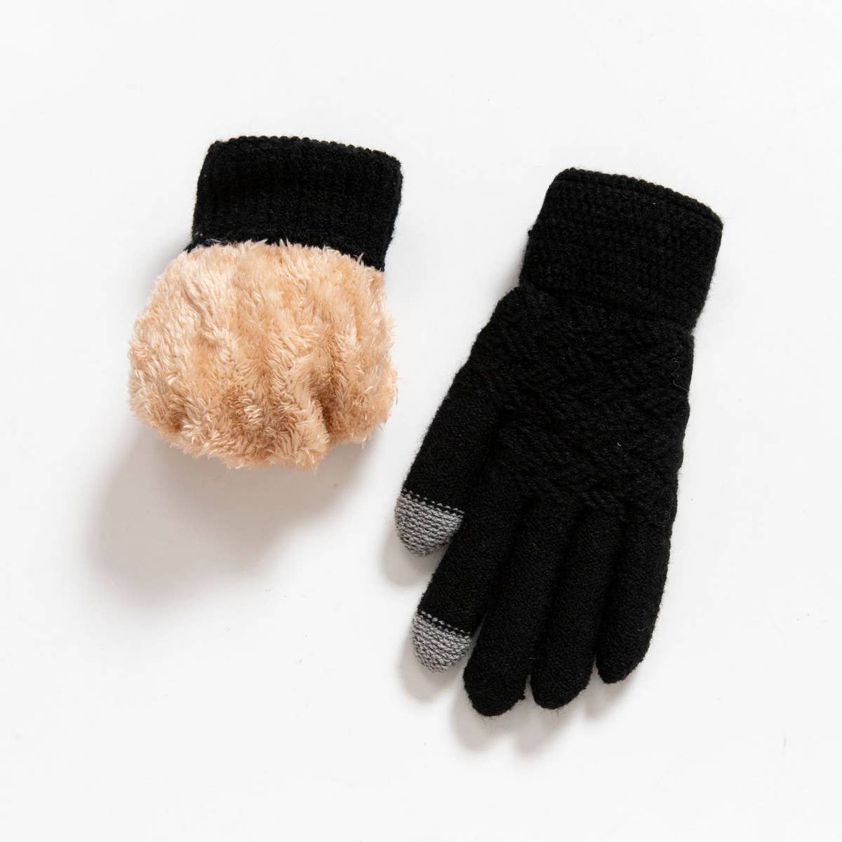 CWAG00555_WINTER KNIT THERMAL SKI CYCLING GLOVES
