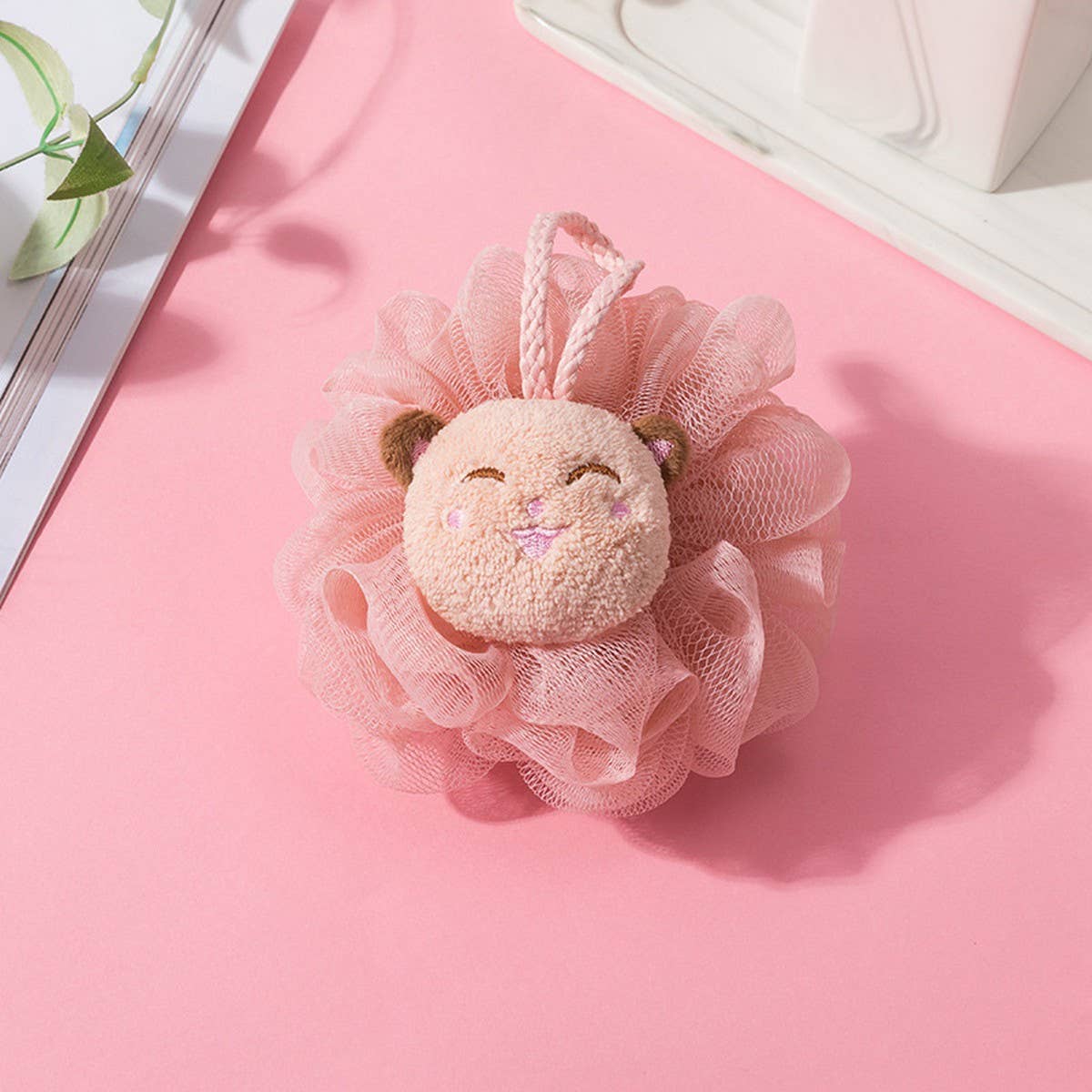 CWMM8750_CARTOON ANIMALS CUTE BATH BACK SCRUB BATH FLOWER