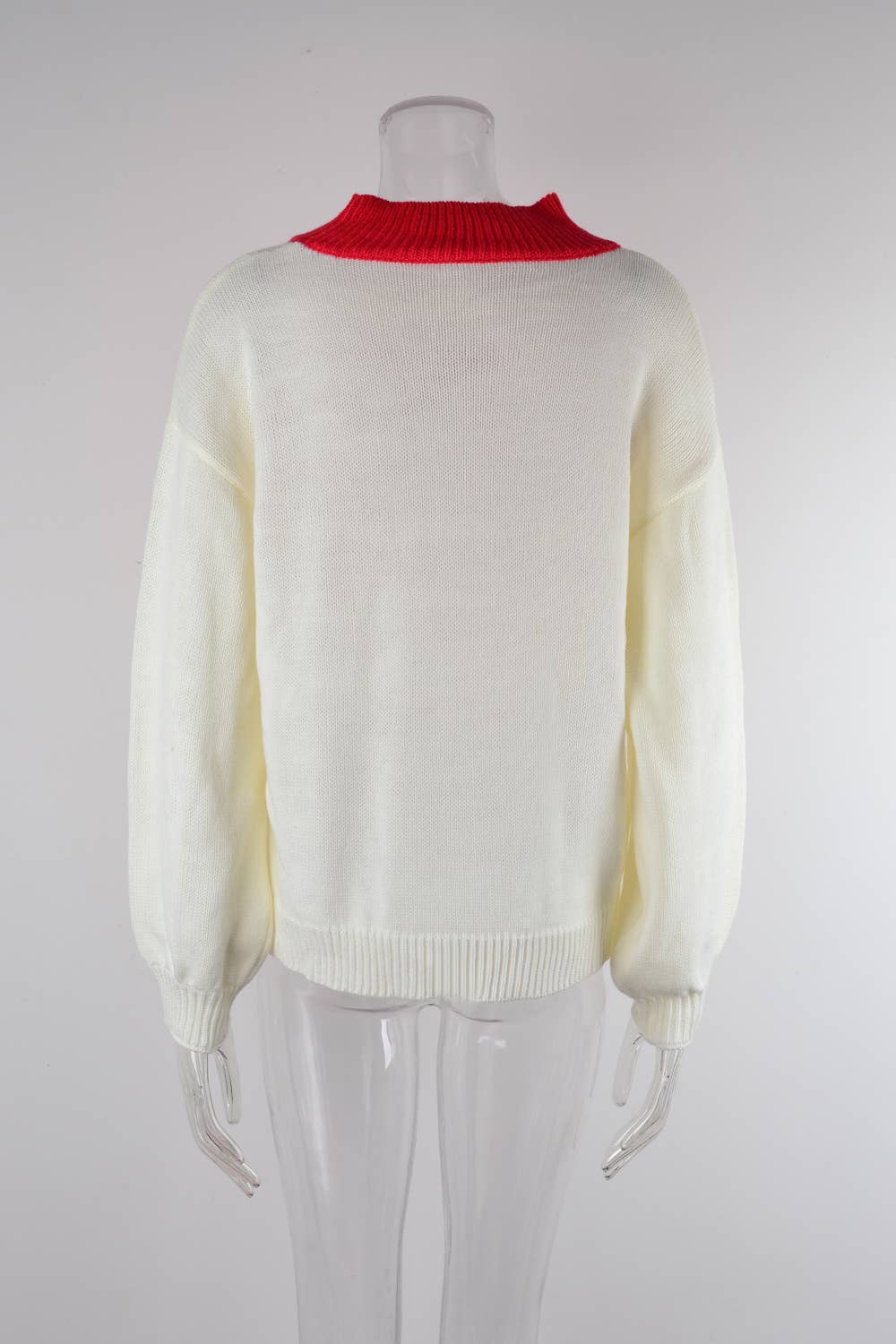 BIG LOVE VALENTINE'S DAY CREW-NECK KNIT PULLOVER