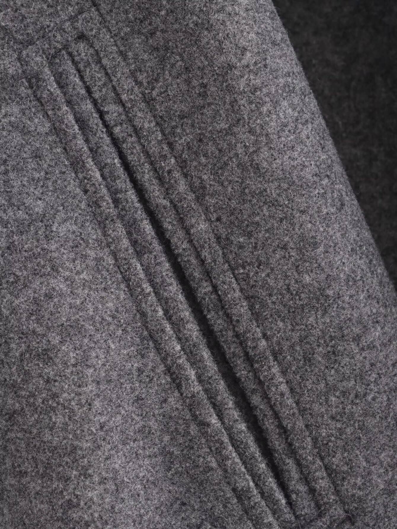 CREW NECK LONG SLEEVE WITH POCKET ZIPPER CARDIGAN