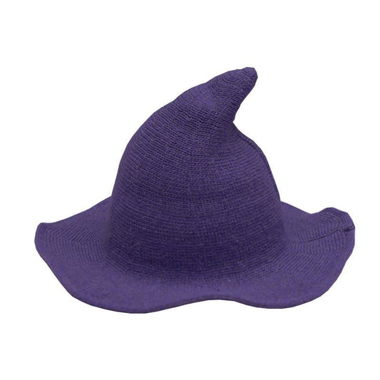 HALLOWEEN CHARACTER WOOL WIZARD HAT WITH BIG BRIM