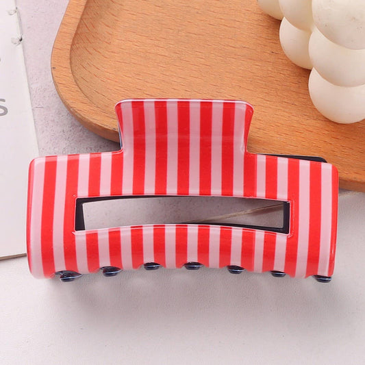 CWAHA1241_4TH OF JULY RECTANGULAR HAIR CLAW CLIP