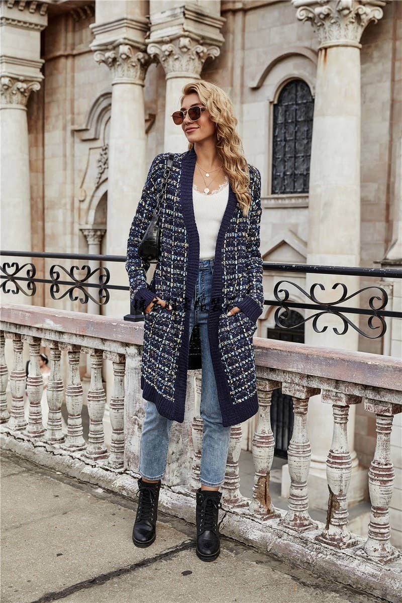 CWOCAL0926_MID-LENGTH COLORFUL KNITTED COAT