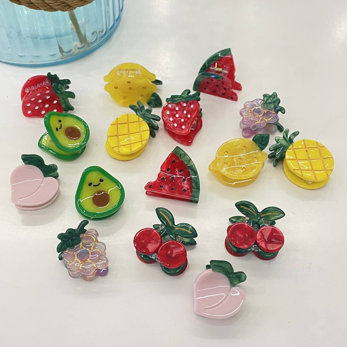 CWAHA4460_NEW FRUIT DOPAMINE CUTE CARTOON HAIRPIN