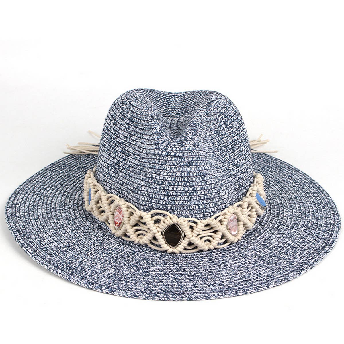 FASHIONABLE AND PERSONALIZED HOLLOW PANAMA HAT_CWAH1199