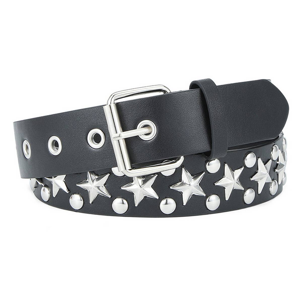 CWABE0893_FASHIONABLE PUNK TREND PIN BUCKLE BELT