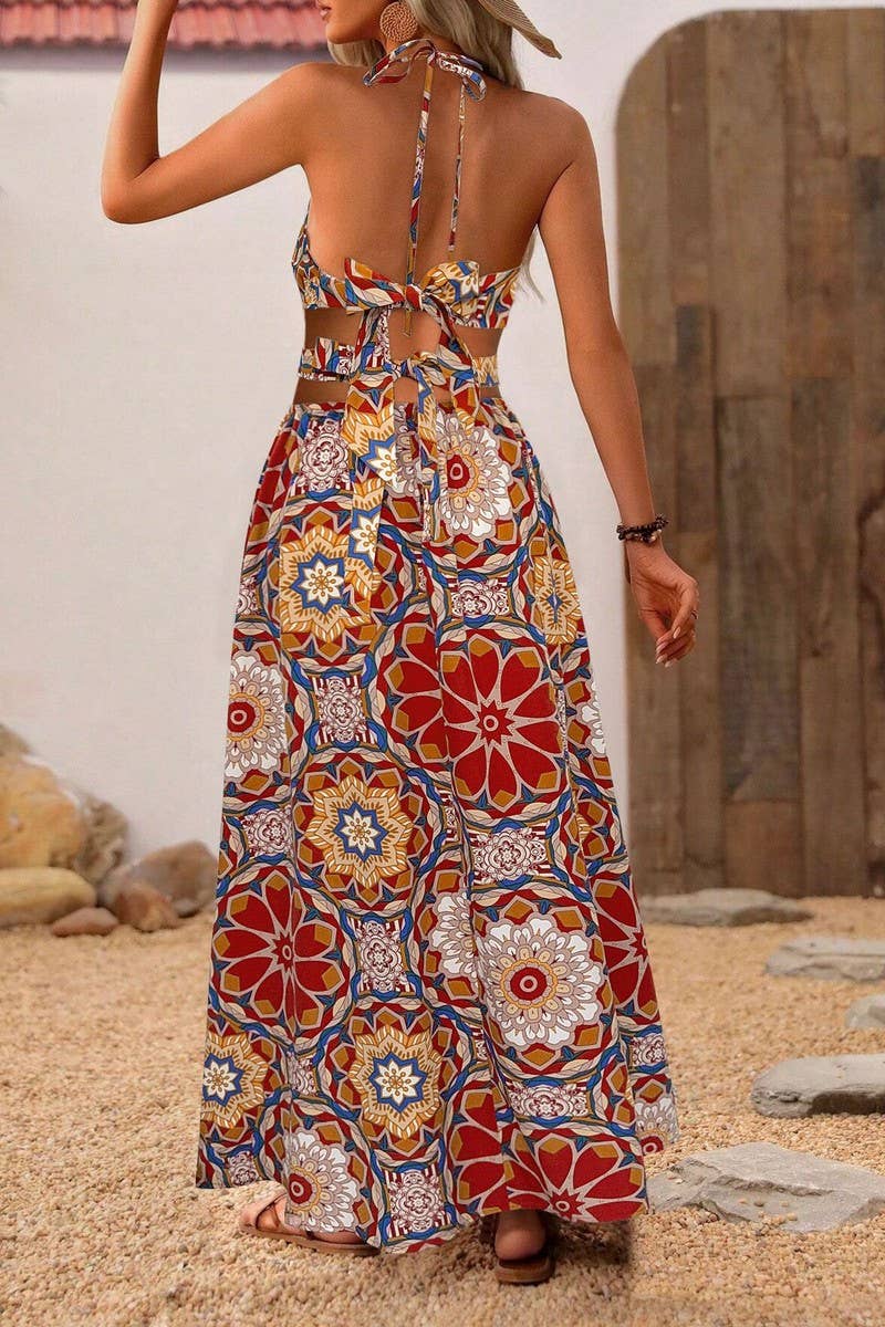 CWDHL0768_SUMMER SEXY BACKLESS SUSPENDER DRESS