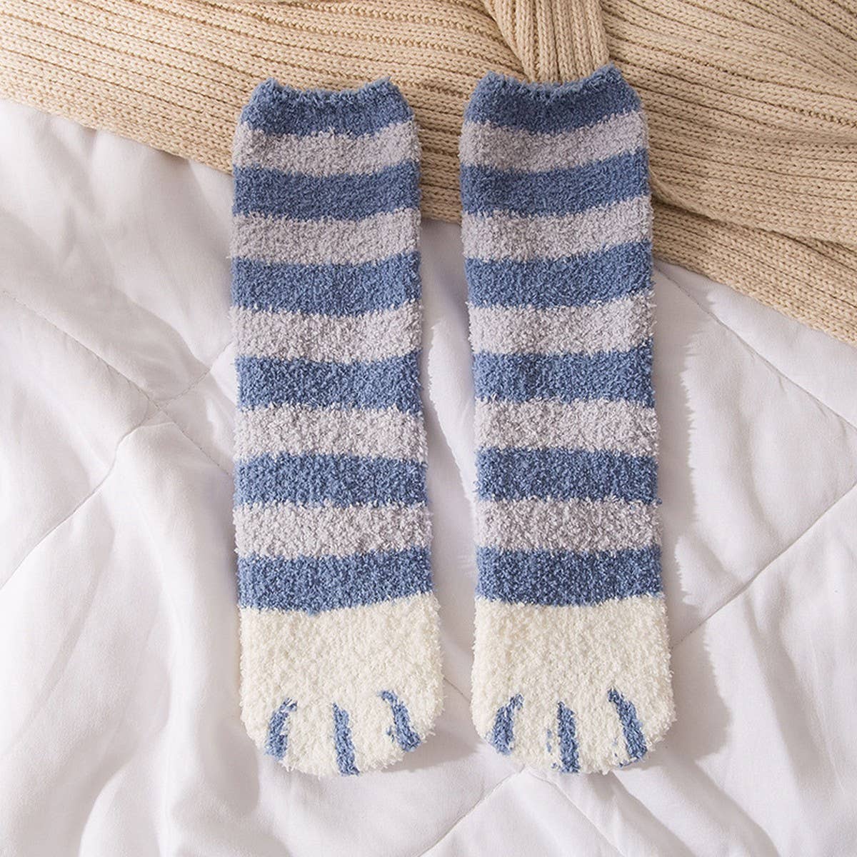 NEW STYLE WARM MID-CALF SLEEPING SOCKS_CWMS0967