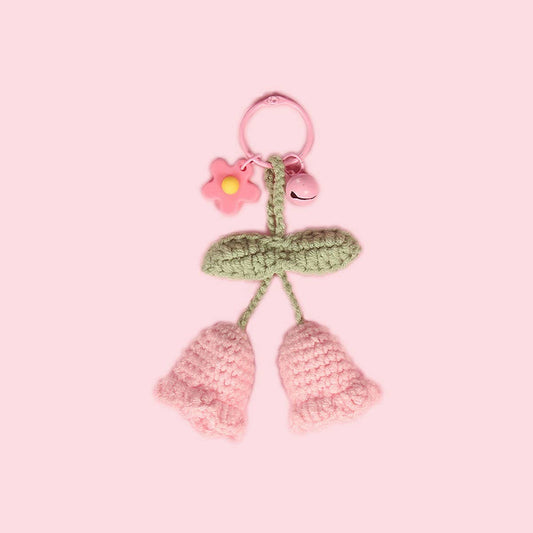 HAND-WOVEN LILY OF THE VALLEY FLOWER PENDANTS