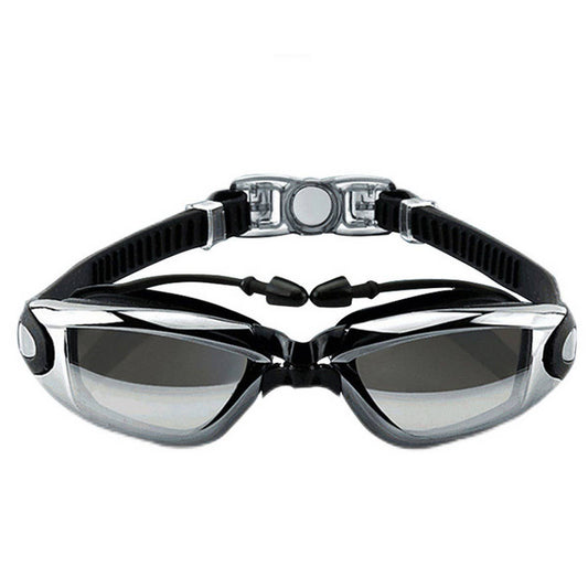 Adult Racing Swim Goggles, HD Anti-Fog Silicone_CWASG1038