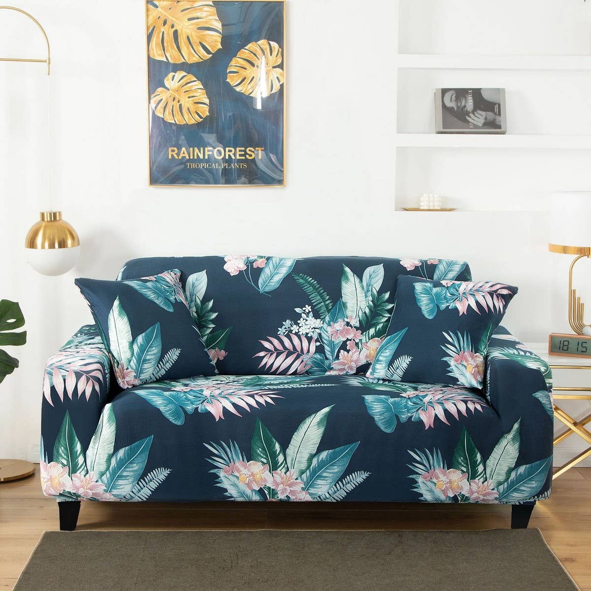 Stretch Sofa Cover, Nordic Style, All Seasons_CWMM8318
