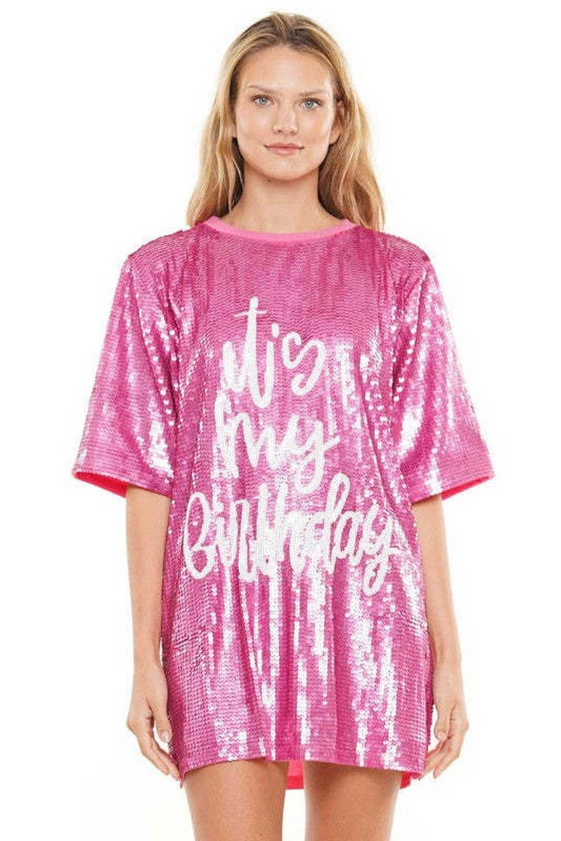 CWTTS1451_SEQUINED LETTER PRINT SHORT SLEEVE T-SHIRT