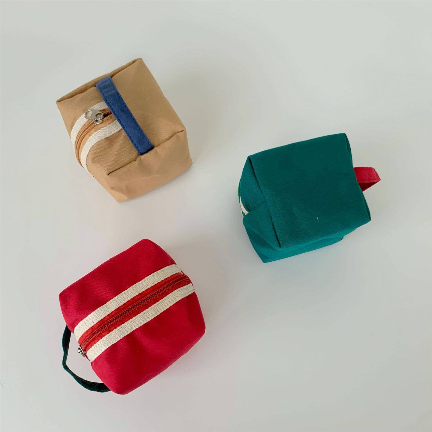 Canvas storage small cosmetic bag