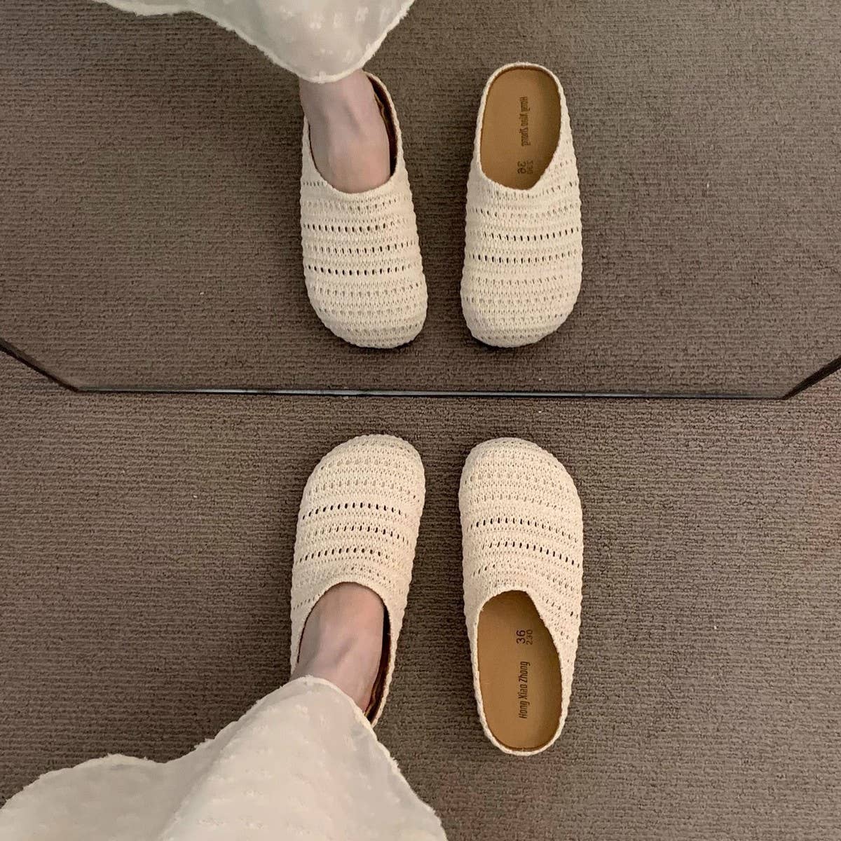Thick Sole Bohemian Slip-On Clogs for Summer