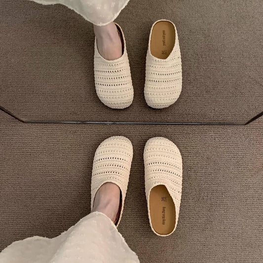 Thick Sole Bohemian Slip-On Clogs for Summer