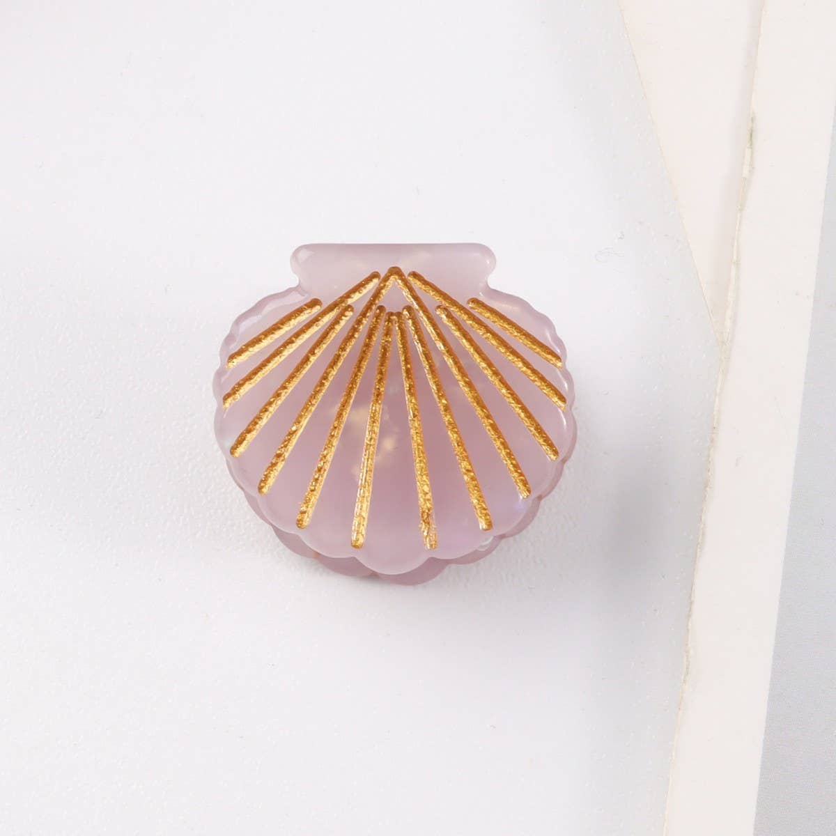 CWAHA1425_SHELL SMALL HAIR CLAW CLIP