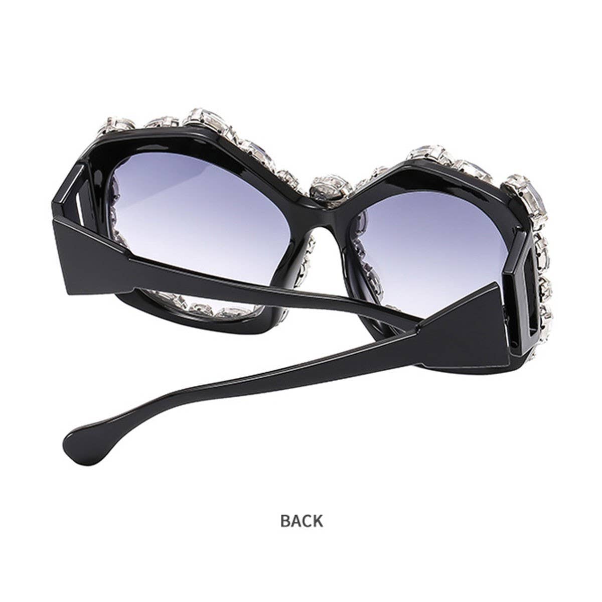 LARGE FRAME POLYGONAL HIGH-TECH SUNGLASSES