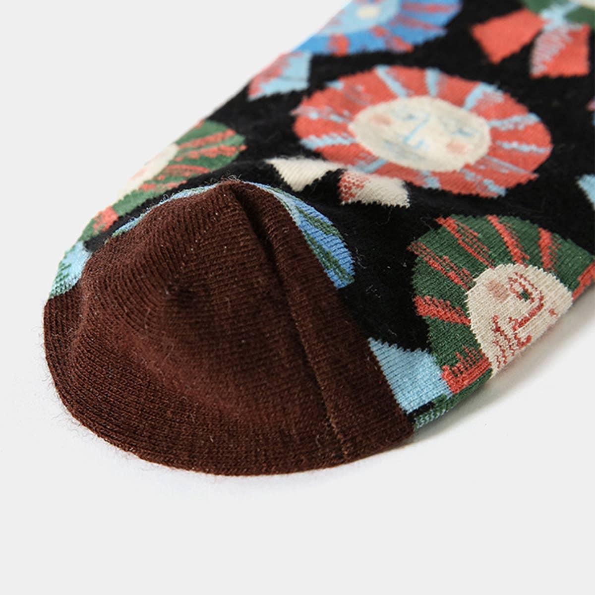 FRENCH FASHION BRAND COTTON THERMAL SOCKS