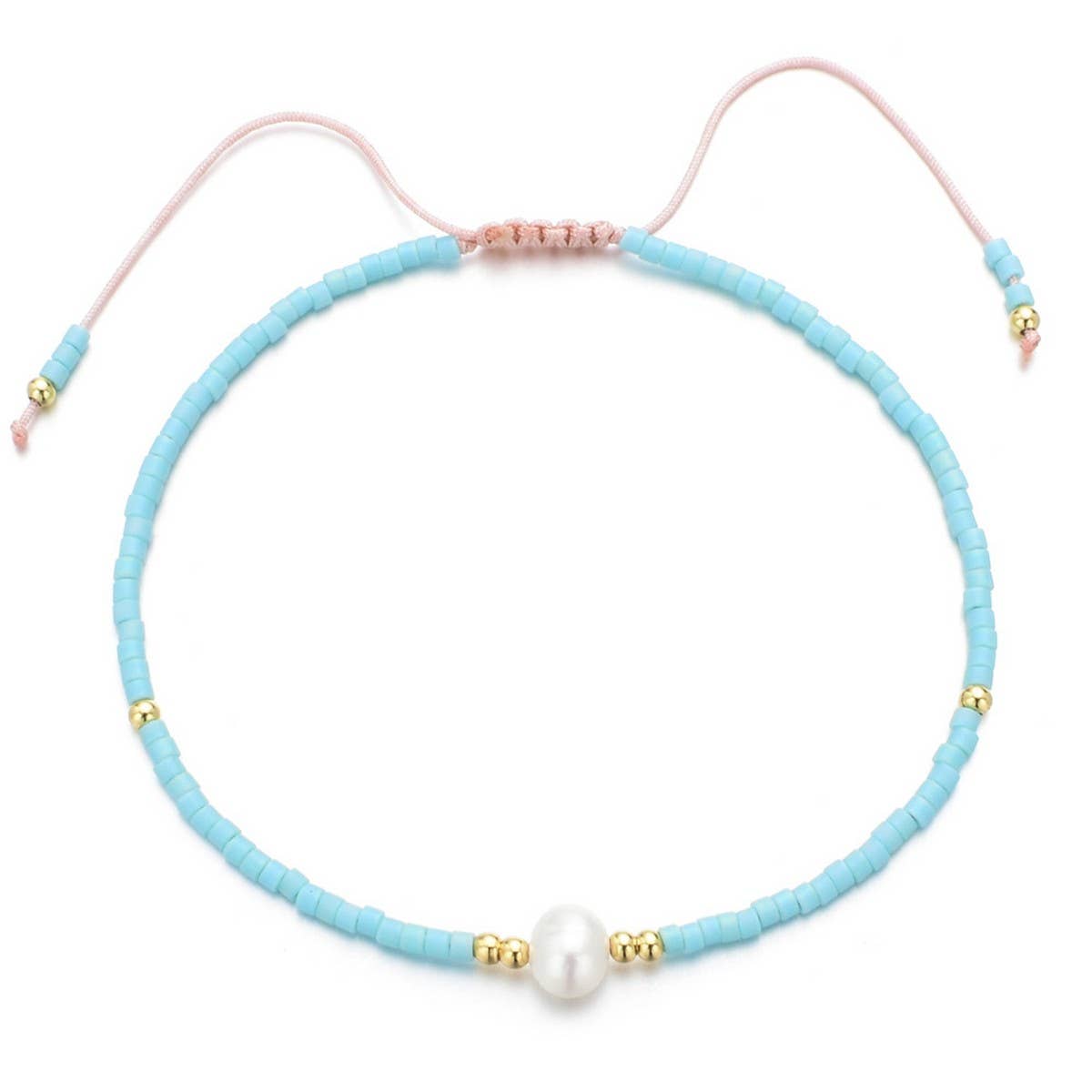 HAND-WOVEN FASHIONABLE RICE BEADS BRACELET_CWAB4621