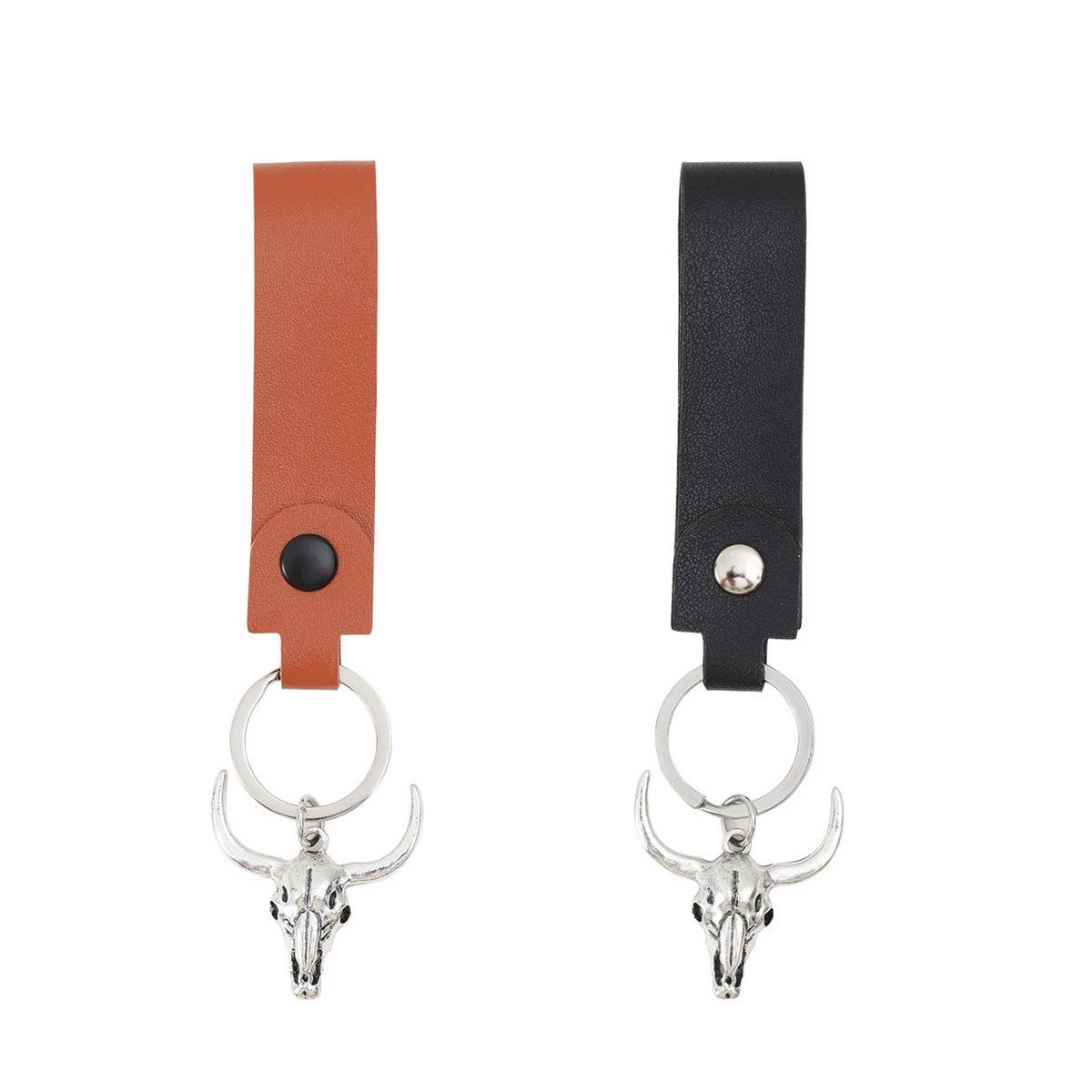 VINTAGE LEATHER KEYCHAIN