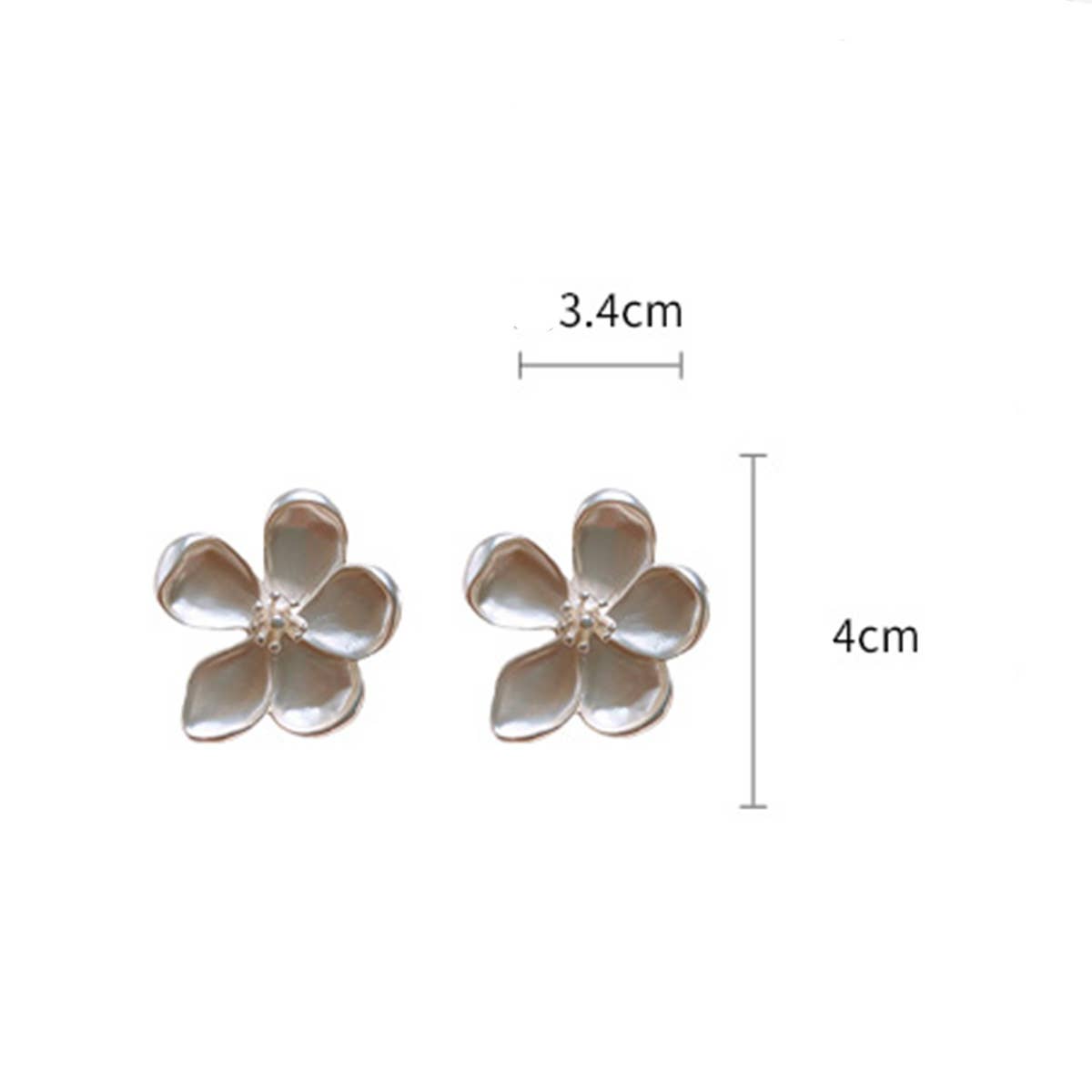 FLOWER TEMPERAMENT FASHION EARRINGS