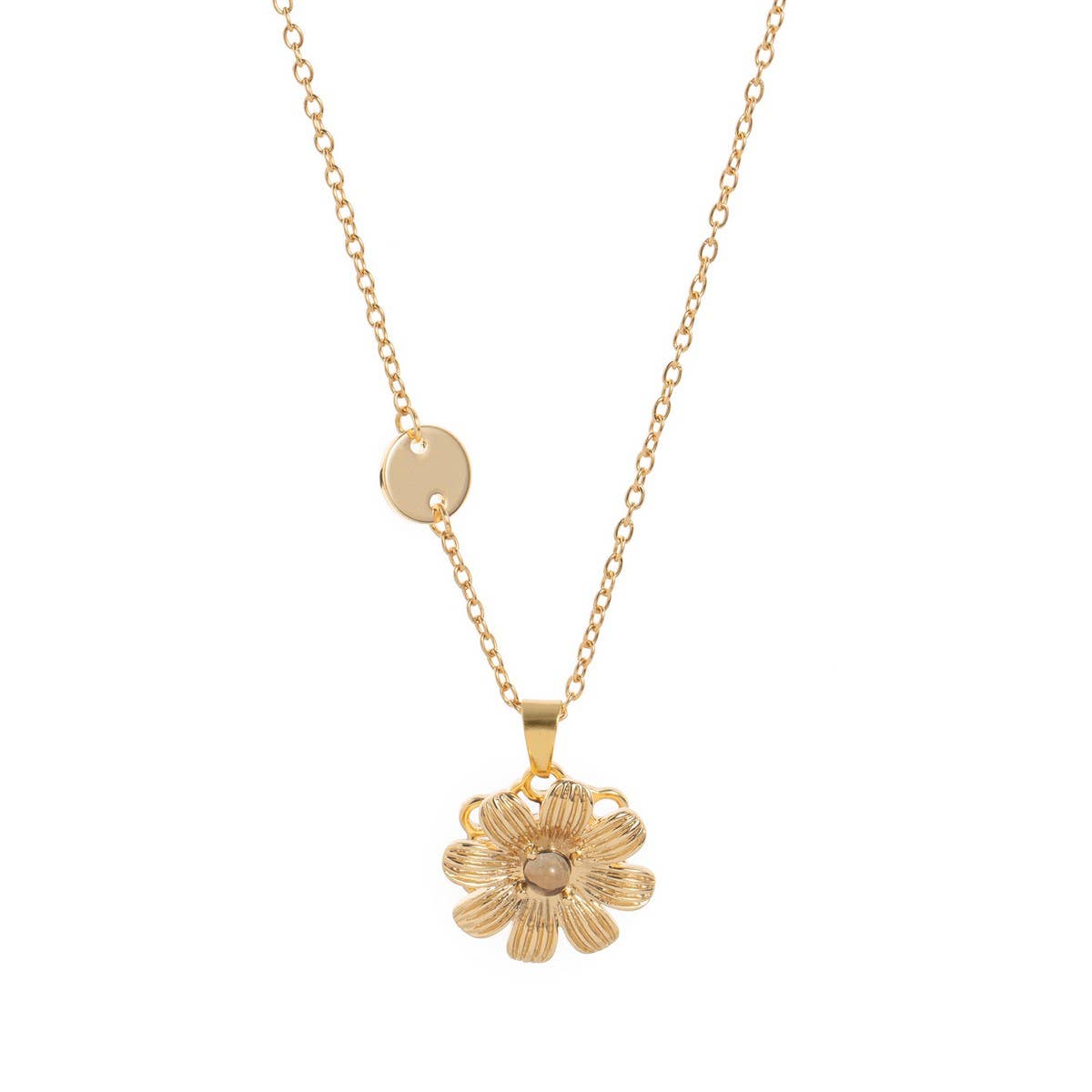 Spinning December Flower Necklace ??Lucky Bloom_CWMM6969