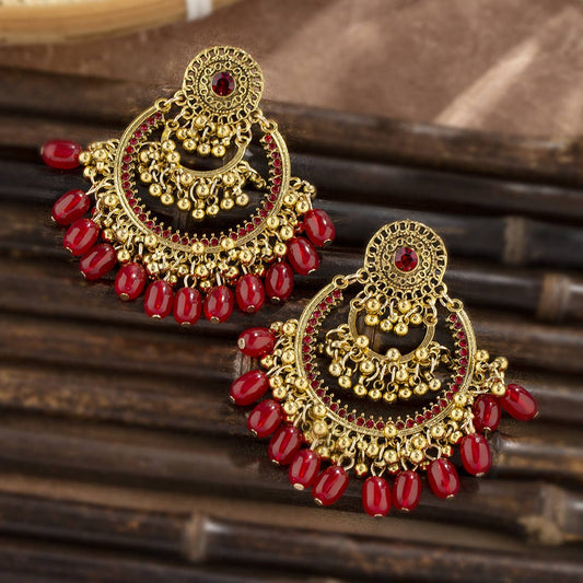 VINTAGE BOHEMIAN HOLLOW TASSEL EARRINGS