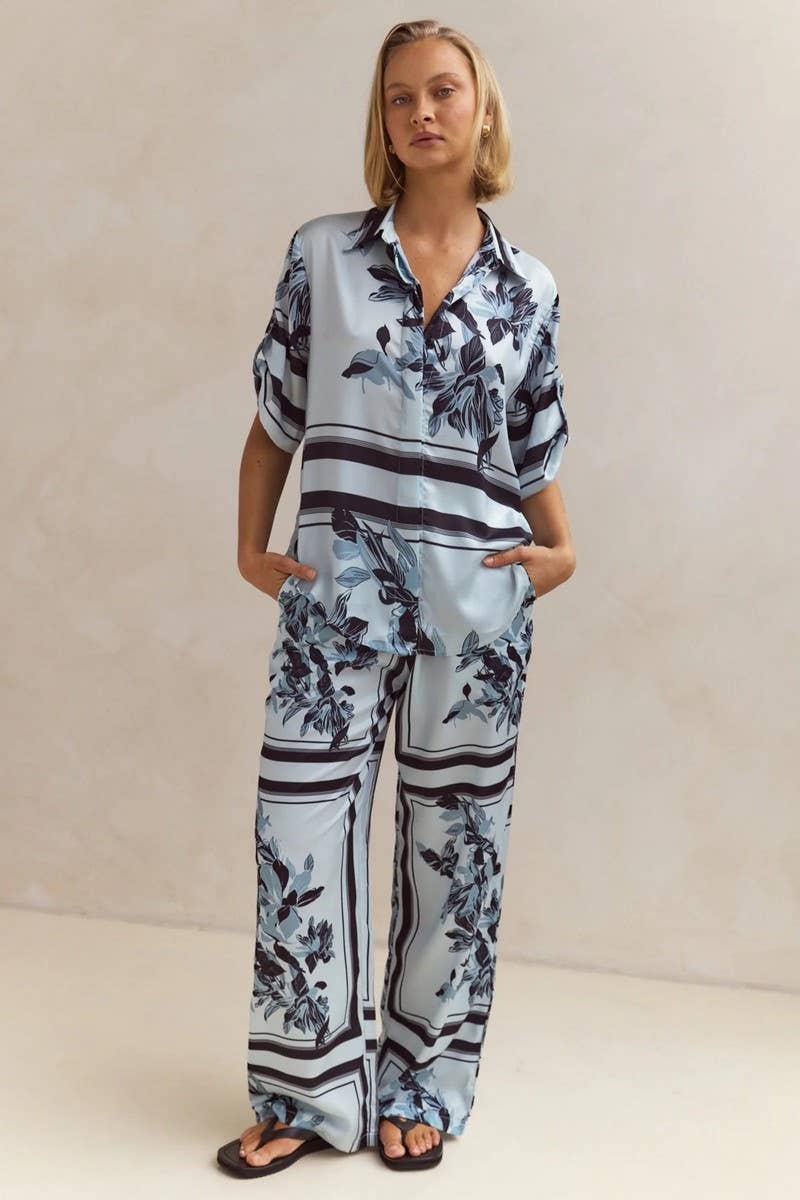 CWSS1205_SUMMER HOME WEAR FASHION CASUAL SUIT