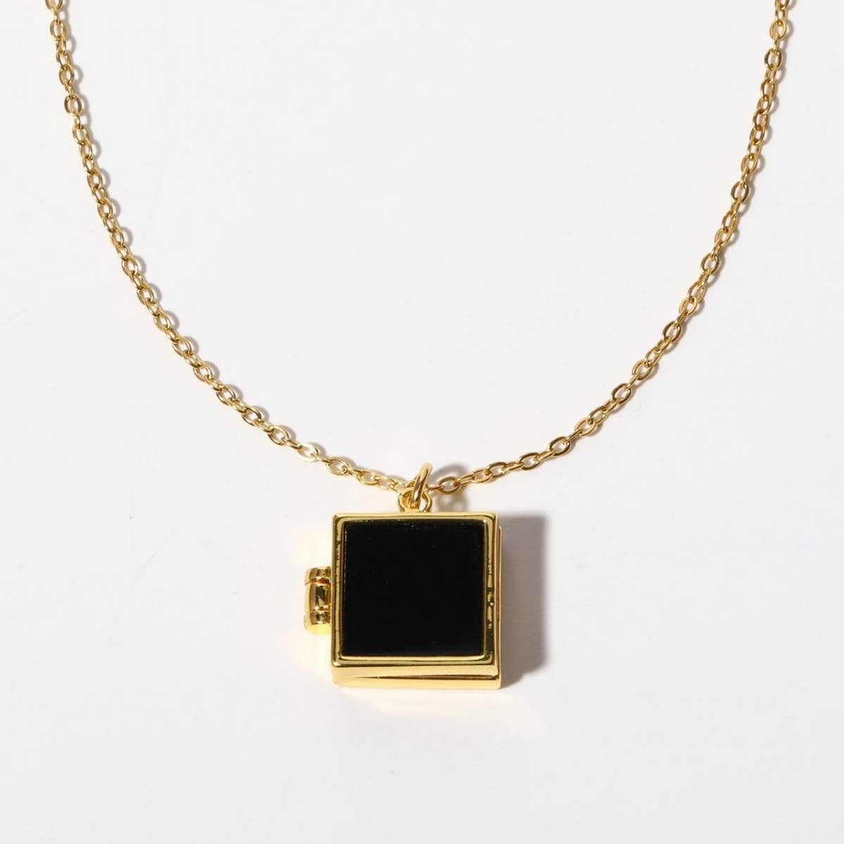 Heart Flower Album Pendant Necklace