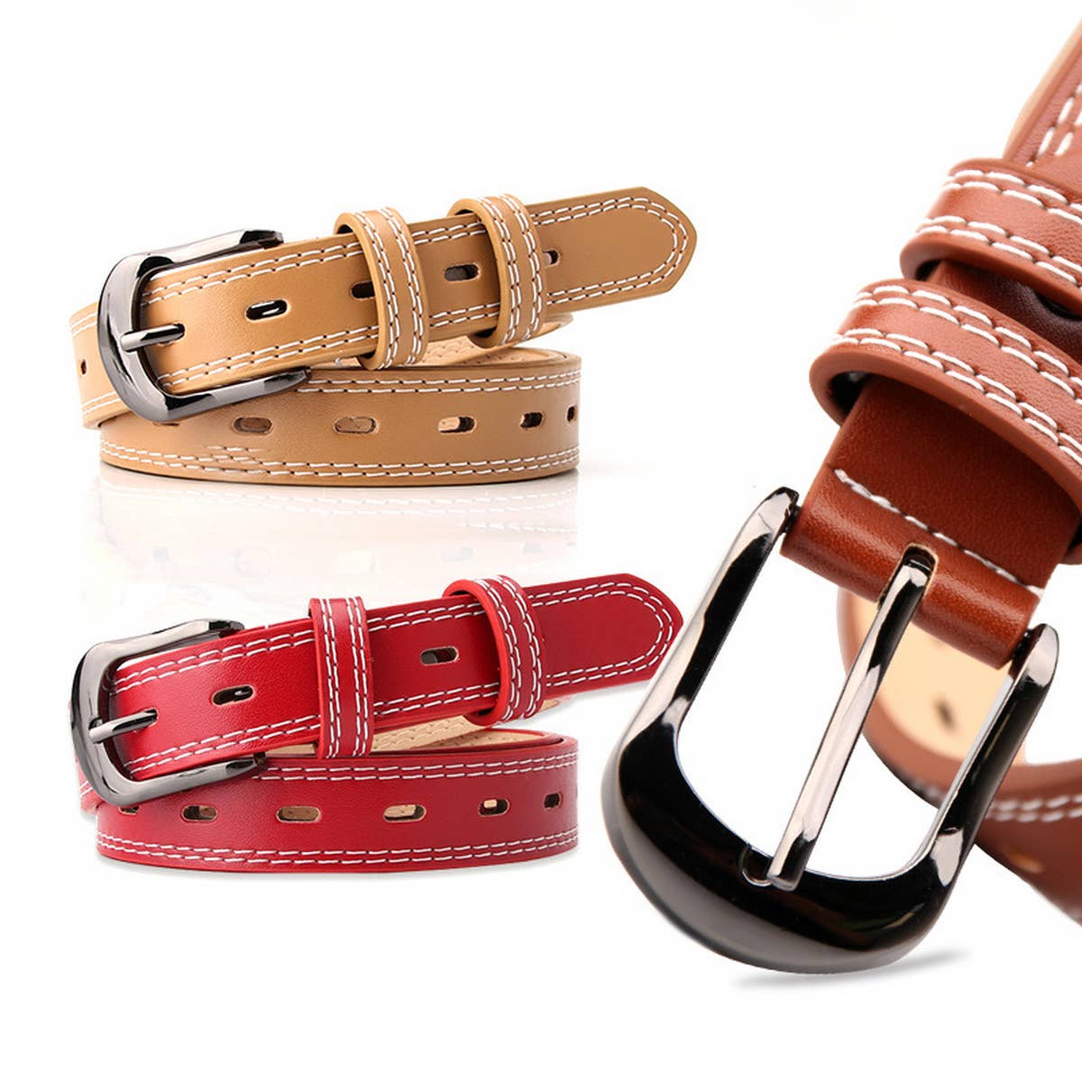CWABE0918_VINTAGE CASUAL DRESS BELT