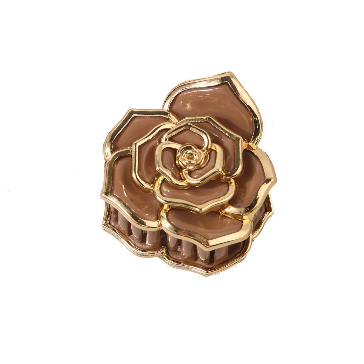 Sweet Rose Flower Hair Claw ? Small & Elegant