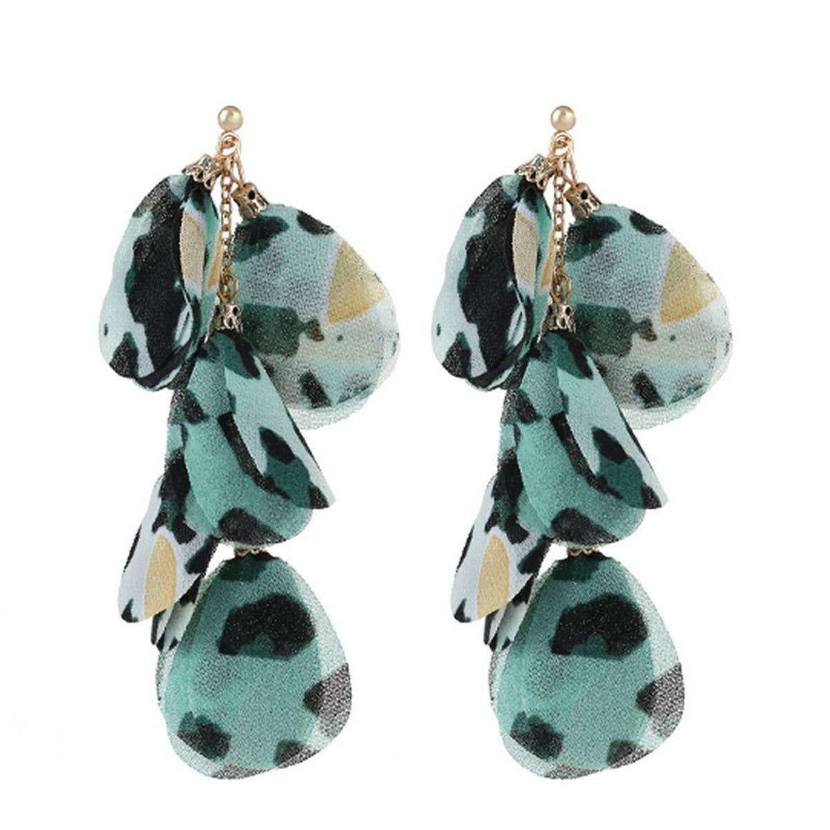 Handmade Leopard Tassel Earrings ? Bold Long Drops