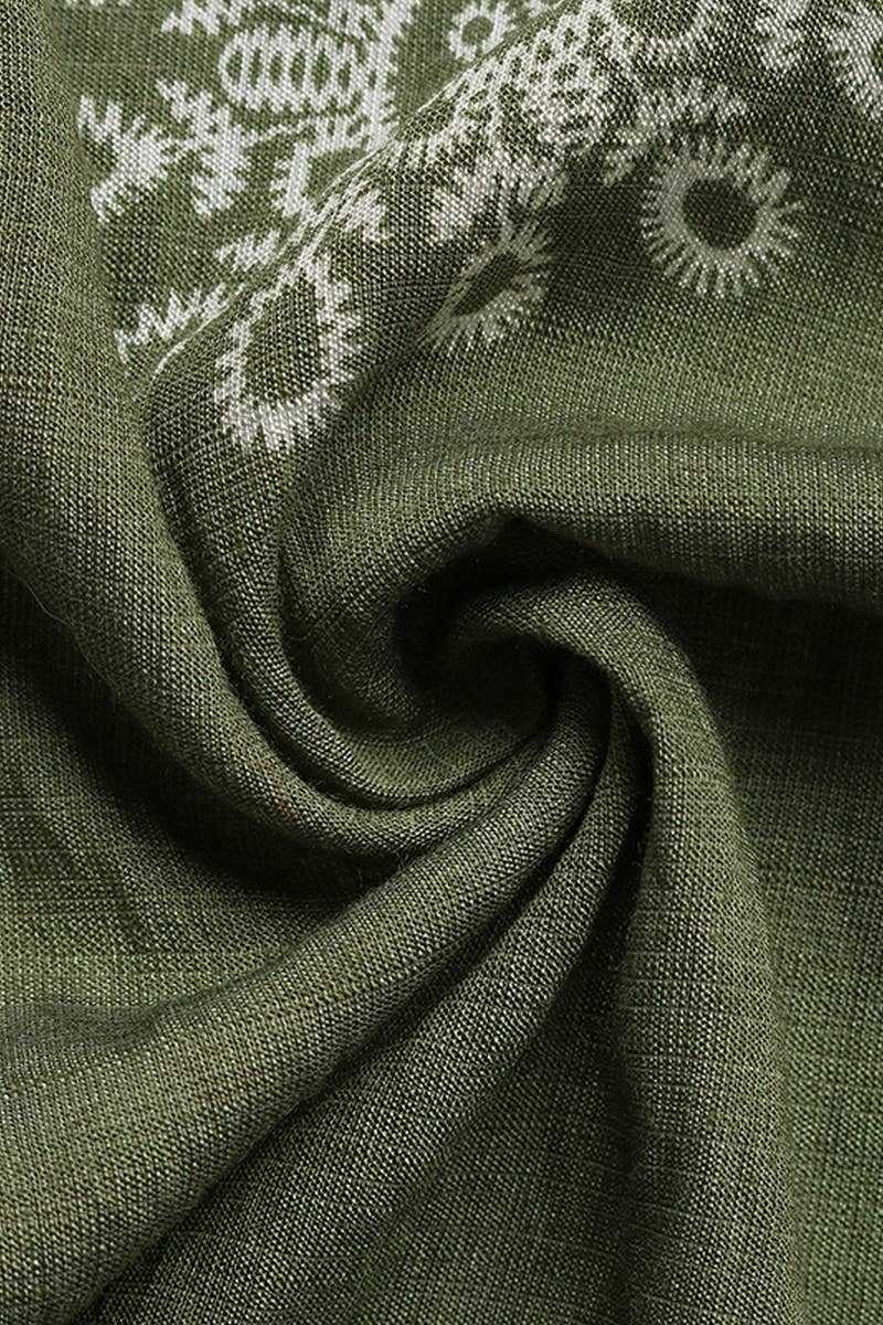 CWSJS1550_SNOWFLAKE PRINT STRAPLESS WIDE LEG JUMPSUIT