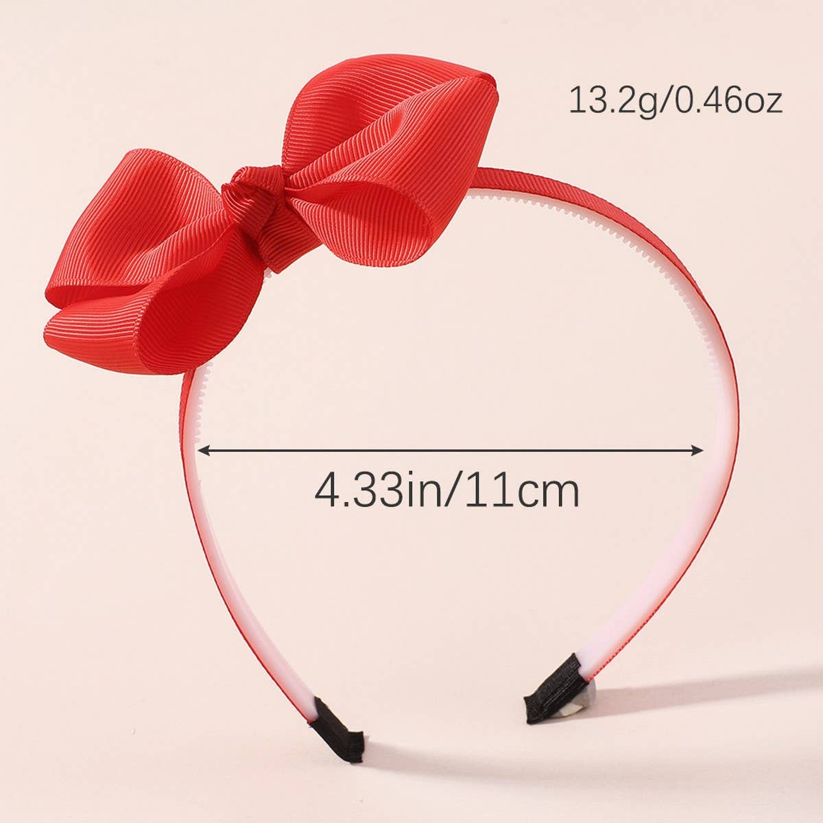 Double Bow Hair Clip Set with Pearl for Kids