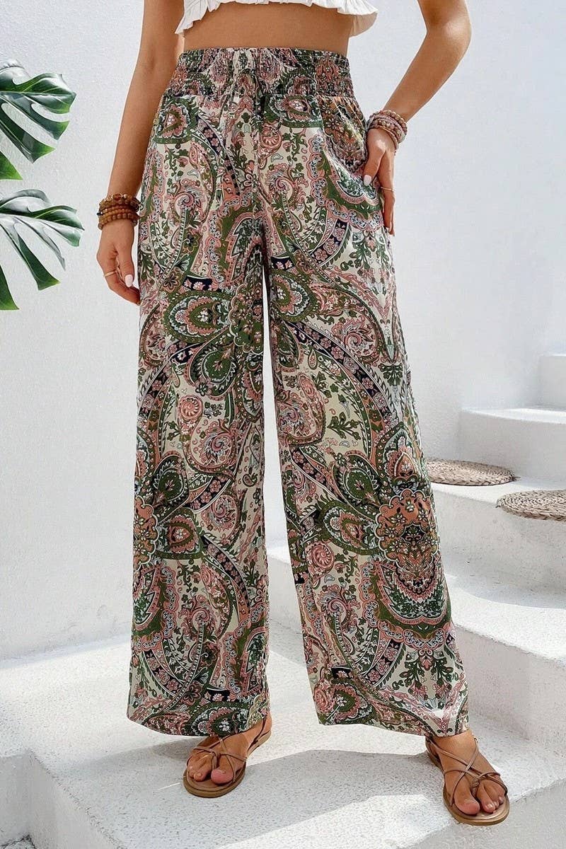 CWBLP1874_NEW SUMMER FASHION ALL-MATCH WIDE-LEG PANTS
