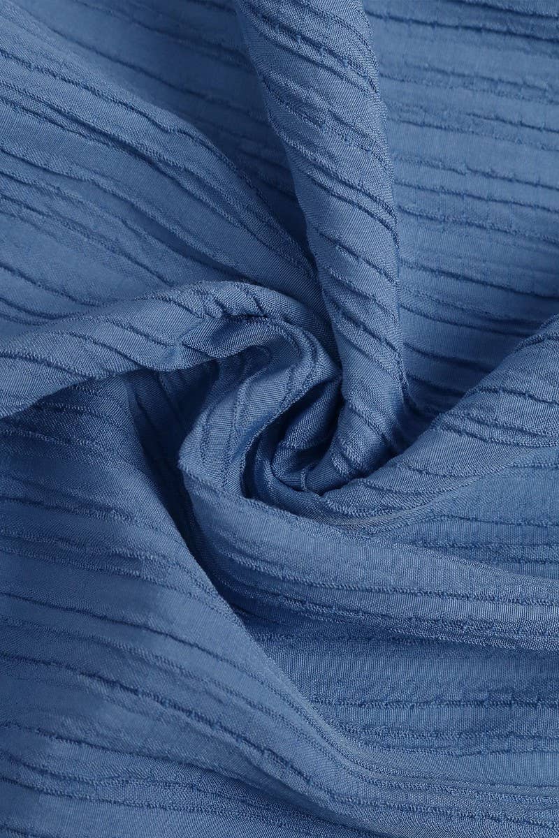 CWDMD4221_SOLID COLOR V-NECK TEXTURED SLEEVELESS DRESS