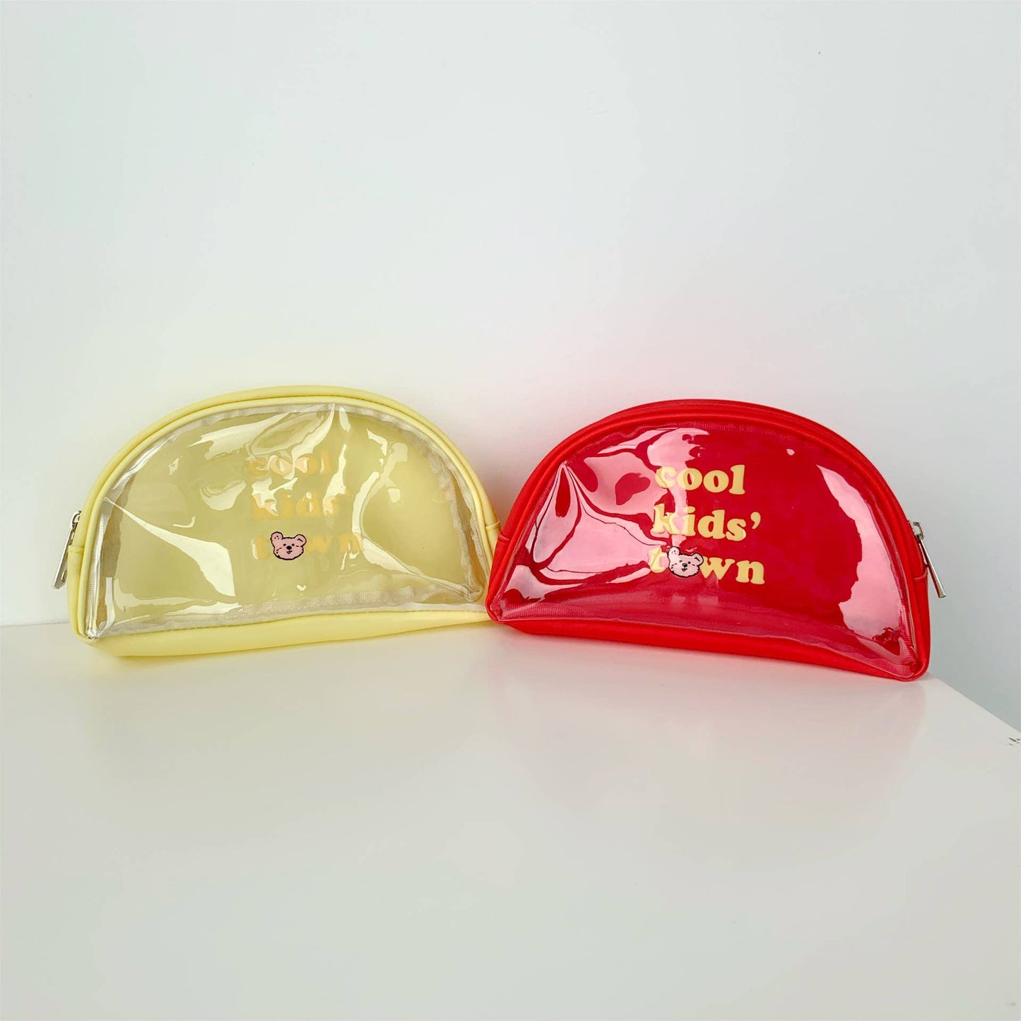 Cartoon transparent storage toiletry bag