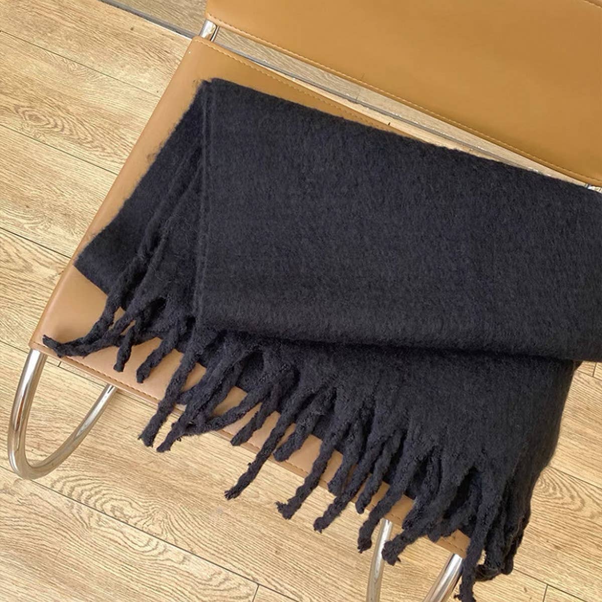 Soft Mohair Feel Scarf - Cozy Winter Wrap_CWASC0323