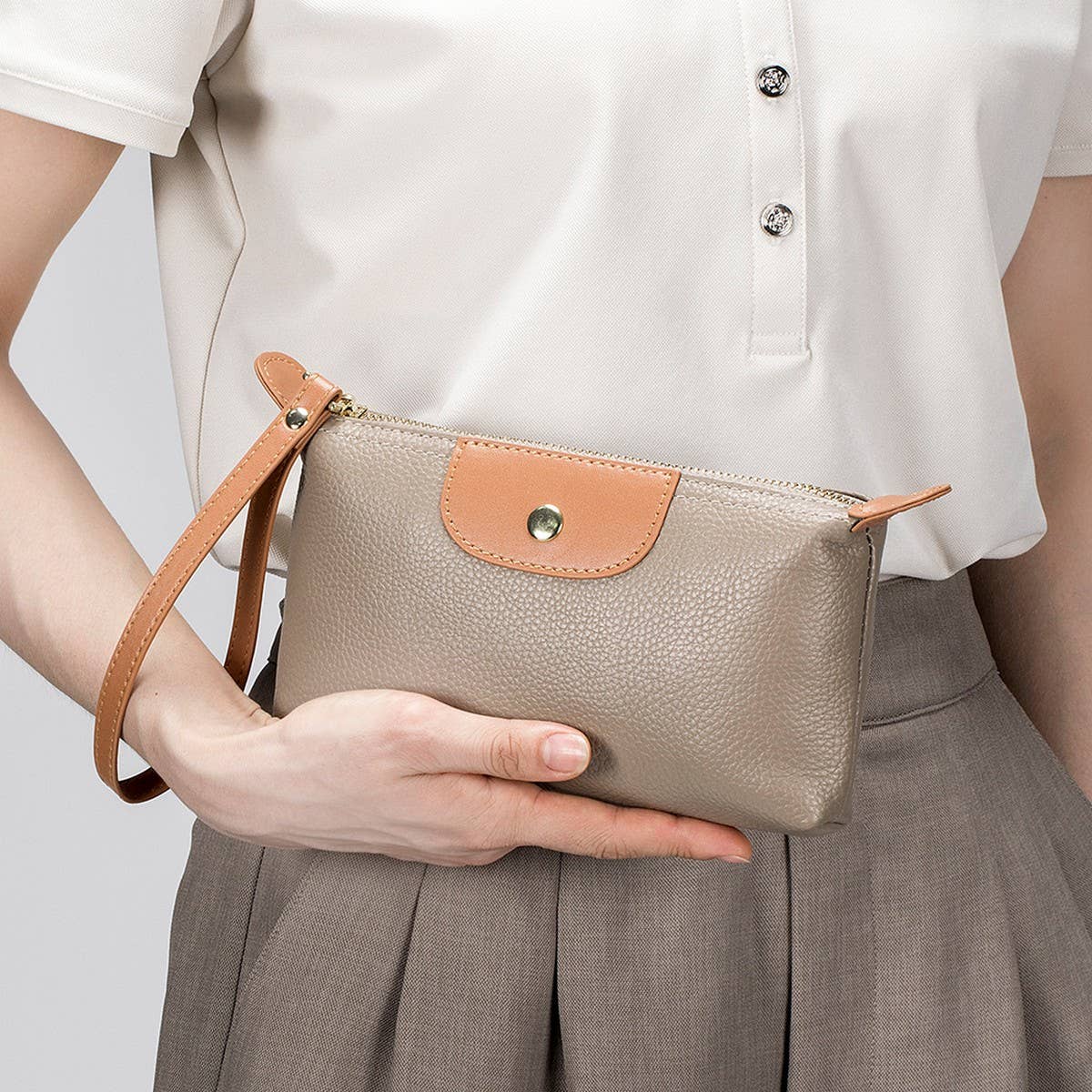 VERSATILE LARGE CAPACITY GENUINE LEATHER WALLET_CWAB3778