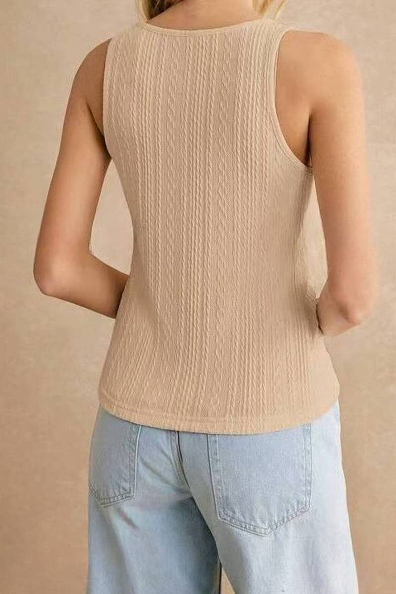 CWTTK1194_SOLID JACQUARD Y2K CROP TANK TOP