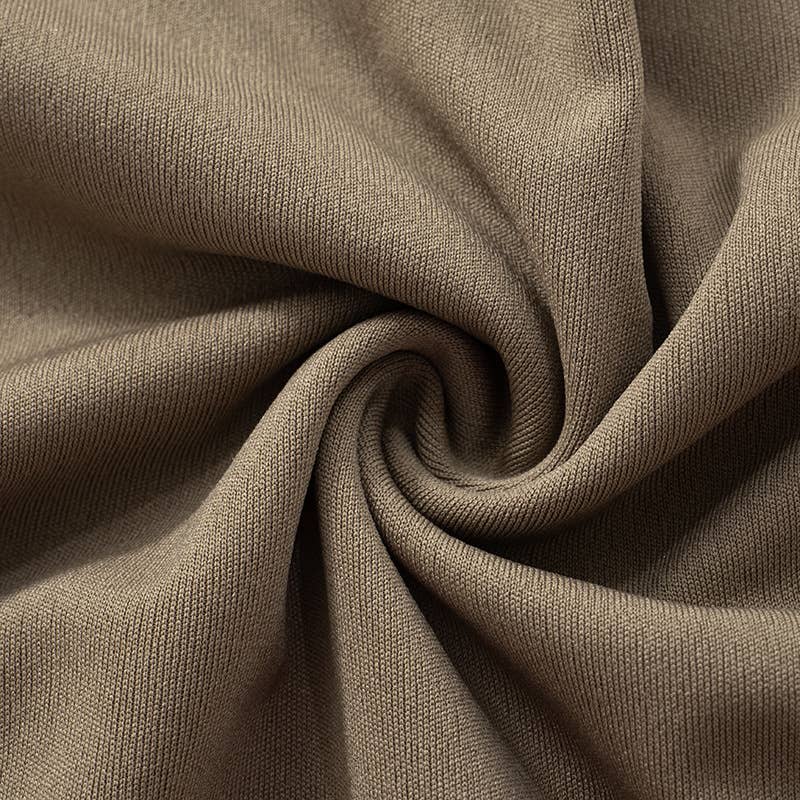 COLOR CONTRAST SPLICING SEXY LONG SLEEVE DRESS