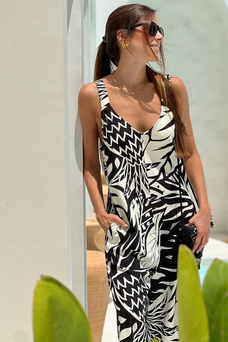 CWSJS1719_SUMMER LOOSE CASUAL SUSPENDER JUMPSUIT