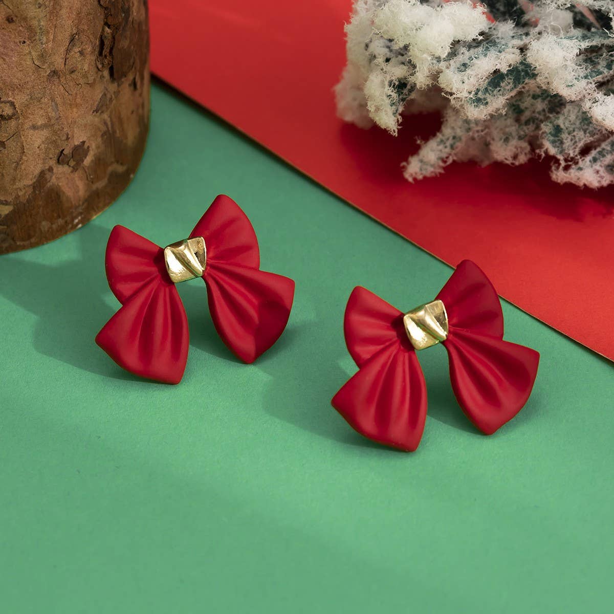 VERSATILE DEER BOW SIMPLE EARRINGS