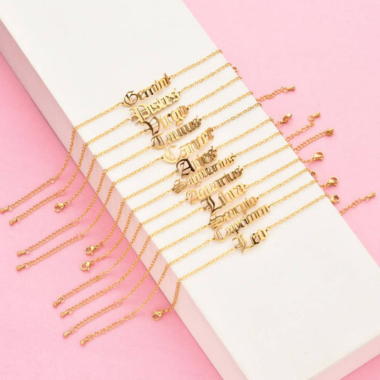 CONSTELLATION STAINLESS STEEL CLAVICLE NECKLACE