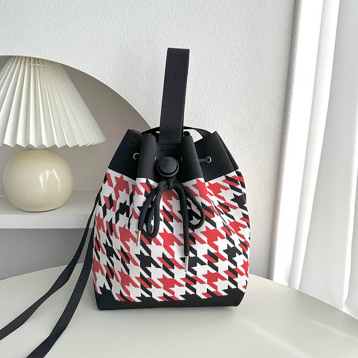 VERSATILE CASUAL DRAWSTRING TOTE CROSSBODY BAG_CWAB3069