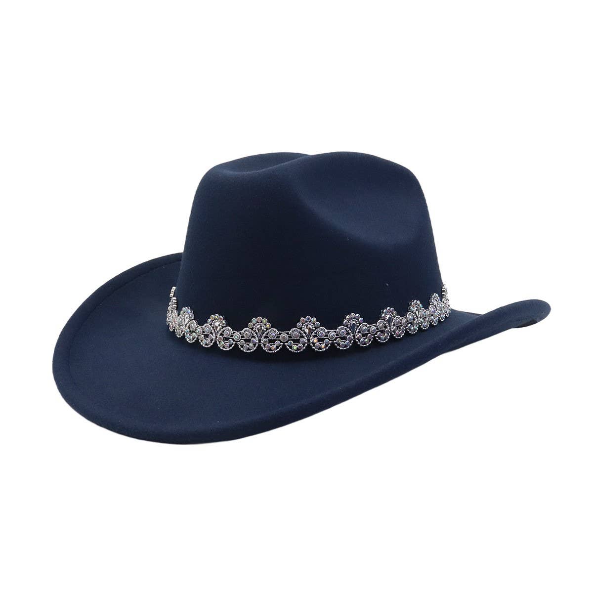Autumn Winter Wool Fedora Hat Western Ethnic Style_CWAH04472