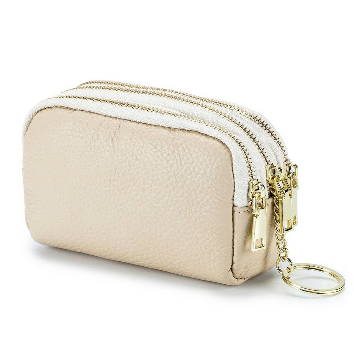 MULTIFUNCTIONAL HEADER COWHIDE MINI COIN PURSE_CWAB3893