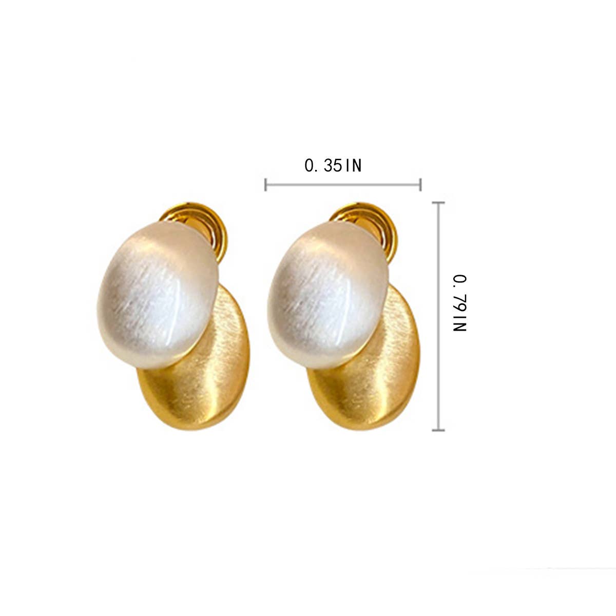 GEOMETRIC MINIMALIST AND LUXURIOUS STYLE EARRINGS