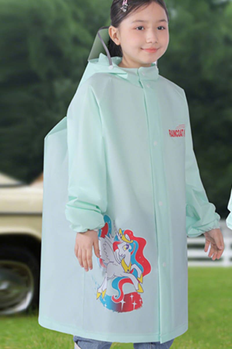 CWMM8551_CHILDREN'S WATERPROOF RAINCOAT WITH SCHOOL BAG
