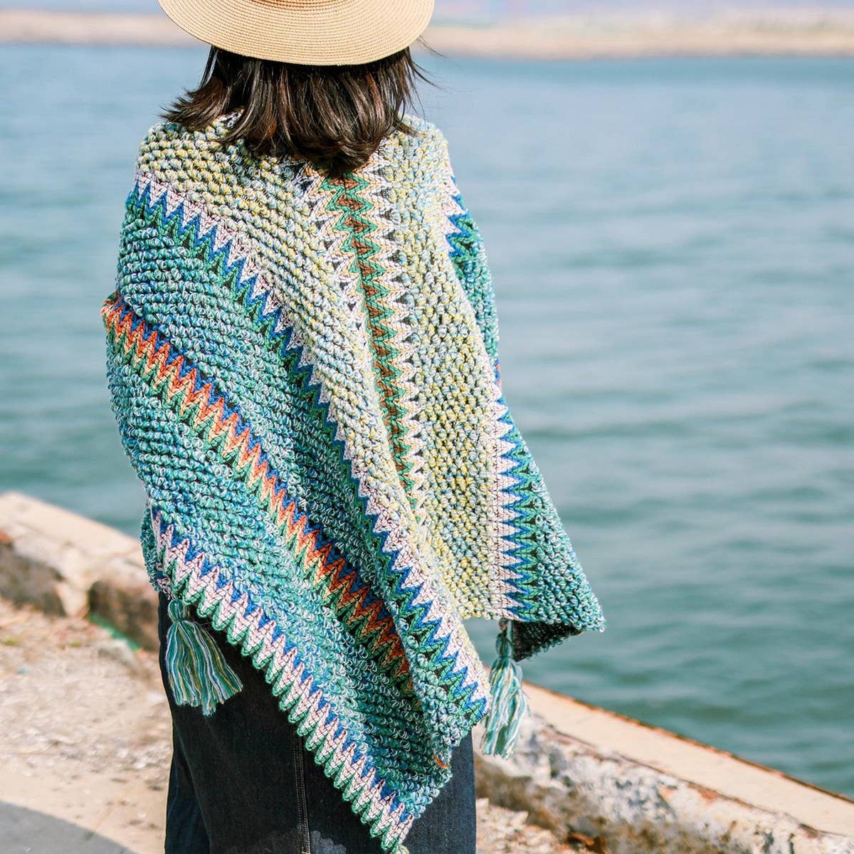 CWASC03124_BOHO TASSEL SHAWL CAPE FOR WOMEN TRAVEL